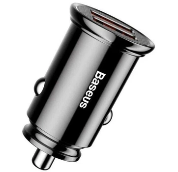 Автомобильное зарядное устройство для Baseus Circular Plastic A+A 30W PPS Car Charger Black (CCALL-YS01)