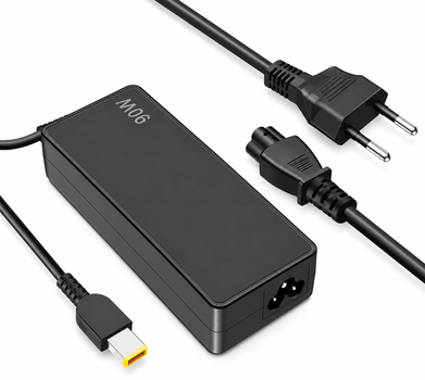 Зарядное устройство 90W для Lenovo ThinkPad / IdeaPad / Yoga, 20V 4.5A, желтый Slim Tip, ADLX90NCC3A