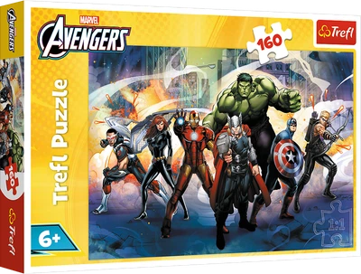 Пазли Trefl Marvel Суперсили 15428 160 елементів Різнокольоровий shop (5900511154283)