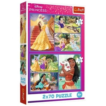 Пазли Trefl Princess Казкові дні 34440 2x70 Різнокольоровий shop (5900511344400)