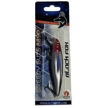 Воблер Black Fox Greedy Guts 88SP 88mm 11.6g 0.8-1.0m #15, 30.41.22563