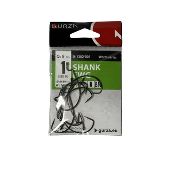 Офсетний гачок Gurza SHANK EWG # 1 BN 9 шт.,К-1302-001