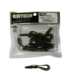 Силікон Keitech Mad Wag Mini 2.5" #102 Watermelon PP. (12 шт/уп),1551.07.33