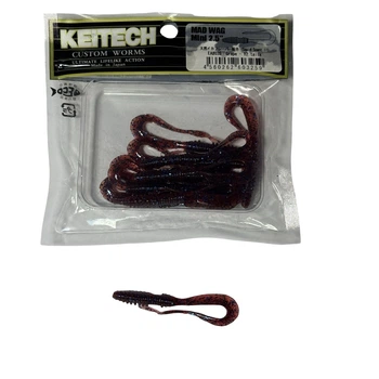 Силікон Keitech Mad Wag Mini 2.5" EA#03 Grape (12 шт/уп),1551.07.45