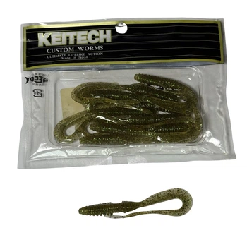 Силікон Keitech Mad Wag Mini 3.5" #309 Sahara Olive Flk. (10 шт/уп),1551.07.57