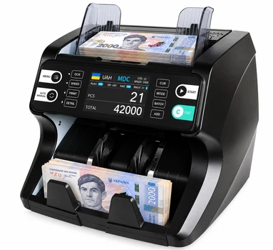 Сортировщик Купюр BCASH BS-900 NEW VERSION 2026 Счетчик Банкнот с 2CIS с Поддержкой 2000 гривен и Детекцией