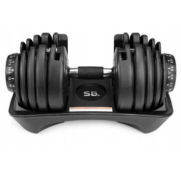 Регульована гантеля SPORT BLAST HR 24 kг з підставкою регулювання ваги 2,5-24 кг
