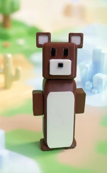Фигурка Медведь Баар Baar из игры Super Bear Adventure Пластик 3D печать 110 мм