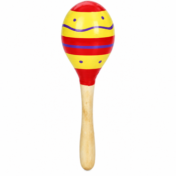 Деревянная детская игрушка "Маракас" Bambi MD 0029(Yellow) 20х6х6 см