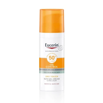 Гель-крем для обличчя EUCERIN (Юцерин) Oil Control сонцезахисний матуючий для жирної та комбінованої шкіри SPF50+ 50 мл
