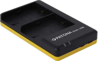 Зарядний пристрій PATONA Dual USB для Canon LP-E6, LPE6 (4055655114134)