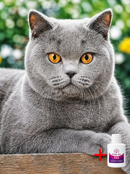 Алмазная мозаика на подрамнике ColorArt 30х40 Кот британской породы STP489 + Подарок лак для покрытия