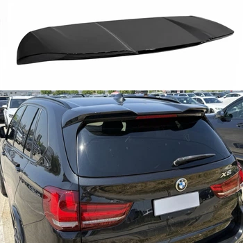 Спойлер козырек на крышку багажника BMW X5 F15 2013-2018, цвет черный глянец для BMW X5 F15 2014-2018 (9615)