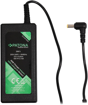 Zasilacz ładowarka do laptopa PATONA Premium 60W do Samsung GT6000 GT7000 GT8800 GT8900 GT9000 (4055655211499)