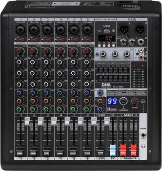 Мікшерний пульт DNA HLC 6 MK2 Bluetooth 6-канальний (5908249820265)