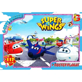 Дитячий пазл "Супер крила" UW230 серія "Super wings", 117 елементів