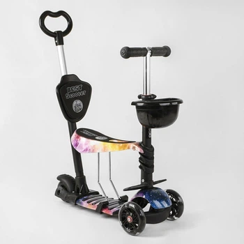 Самокат 5 в 1 Best Scooter 16102 Черный