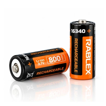 Акумулятор Rablex CR 123 (16340) 3.7V 800mAh 2.96Wh