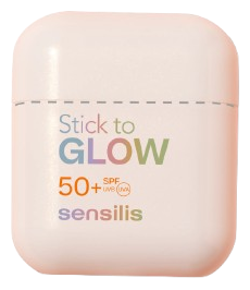 Сонцезахисний крем Sensilis Stick To Glow SPF 50+ у стіку 10 г (8428749007050)