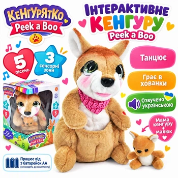 Інтерактивний кенгуру Limo toy M5720IUA рус Кенгуру Peek a Boo (8533)