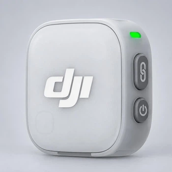 Мікрофон петличний DJI Mic Mini 2 Transmitter "Glaze White" Бездротовий передавач радіосистеми (CP.RN.00000531.01)