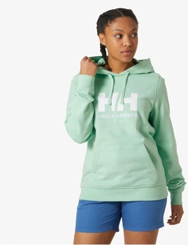 Худи женское Helly Hansen Hh Logo Hoodie 33978-419 M Мятное