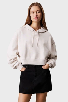 Худи женское Calvin Klein Woven Label J20J224746 S Белое