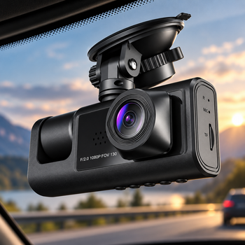 Відеореєстратор із трьома камерами 1296P Full HD+, G-Sensor, нічне знімання