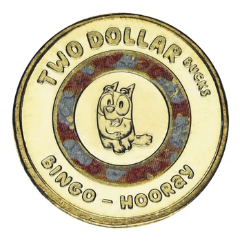 Монета Австралія 2 долари 2026 UNC Bluey – Hooray, Bingo