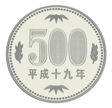 Монета Япония 500 йен 2007 Proof
