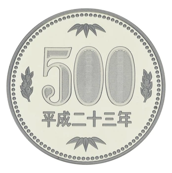 Монета Япония 500 йен 2011 Proof