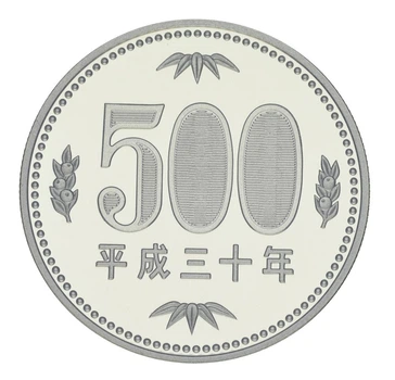 Монета Япония 500 йен 2018 Proof