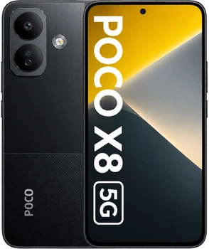Смартфон POCO X8 5G 8/256Gb Black (с блоком питания)