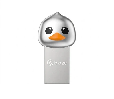 Флеш память USB Biaze UP-21 128GB USB 3.2 Gen1 Silver