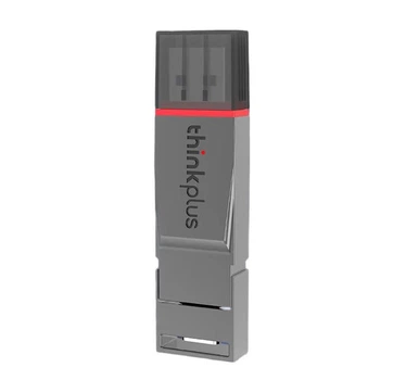 Флеш память USB Lenovo ThinkPlus TU280 128GB USB 3.2 Gen1 + Type-C Grey