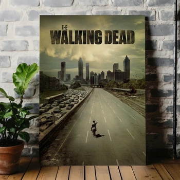 Интерьерная картина Ходячие Мертвецы, Рик Граймс, The Walking Dead, TWD, сериал, ужасы, 42×30 см (id1144)