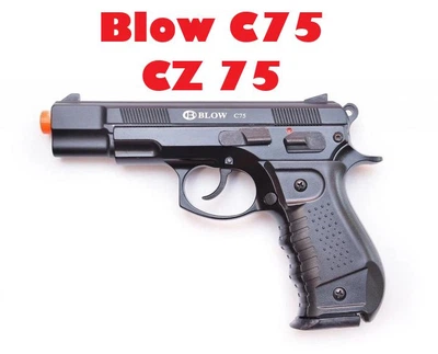 Стартовый сигнальный пистолет Blow C75 (CZ 75) + дополнительный магазин