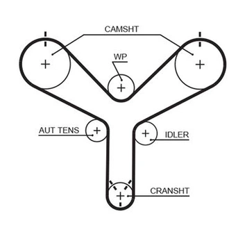 Ремінь ГРМ Toyota Land Cruiser/Sequoia/Lexus LS/GS 4.0/4.3/4.7 94- (34x211z) - GATES (T298)