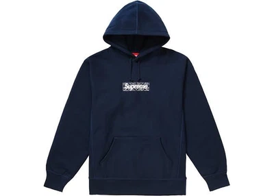 Худі Supreme Box Logo Bandana Blue XL