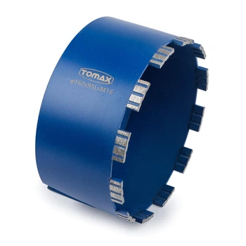 Коронка по бетону 162 мм х М16 алмазная TOMAX