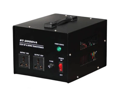 Перетворювач напруги трансформаторний універсальний ST-3000VA Input 220 V/Output 110V, Input 220 V/Output 110V+