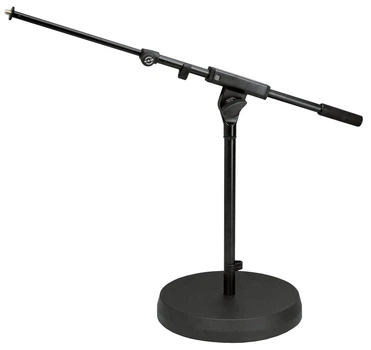 Низька мікрофонна стійка з журавлем K&M 25960-300-55
