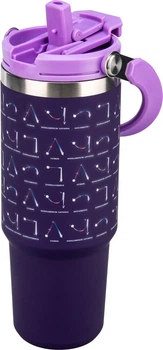 Kubek termiczny Paladone Harry Potter Hogwarts Spells z górnym uchwytem 900 ml (PP15887HP) (5056577774948)