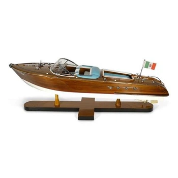Декор Катер Authentic Models аквамарин 64 х 20 х 19 см