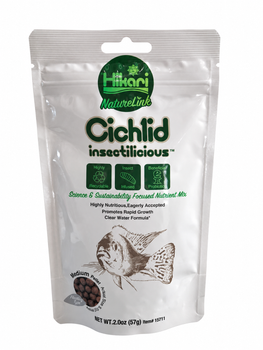 Корм Hikari NatureLink Cichlid Insectilicious Medium 57 g (для цихлид и крупных тропических рыб)