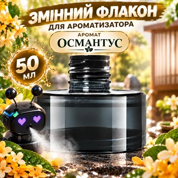 Сменный флакон для автомобильного ароматизатора Робот «ОСМАНТУС» 50 мл