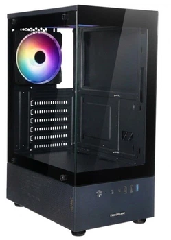 Корпус Frontier чорний Middletower без БП, ATX/Micro ATX/Mini ITX,1*3.5",1*2.5"; (GA192)