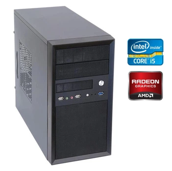 Ігровий ПК Chieftec Mesh CT-01B-400S8 Tower / Intel Core i5-6600 (4 ядра по 3.3 - 3.9 GHz) / 16 GB DDR4 / 128 GB SSD + 1000 GB HDD / AMD Radeon RX 570, 8 GB GDDR5, 256-bit / 500W б/в