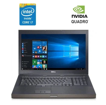 Мобільна робоча станція Dell Precision M4600 / 15.6" (1920x1080) TN / Intel Core i7-2640M (2 (4) ядра по 2.8 - 3.5 GHz) / 8 GB DDR3 / 240 GB SSD / nVidia Quadro 2000M, 2 GB GDDR3, 128-bit / DVD-ROM б/в
