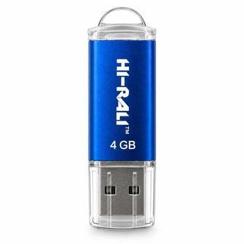 Флеш-накопичувач Hi-Rali 4GB Rocket Series Blue (HI-4GBVCBL)